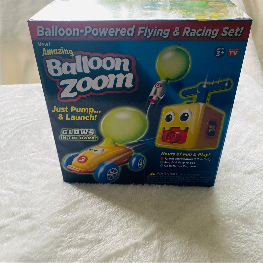 balloon Zomm Balloon powered flying racon set